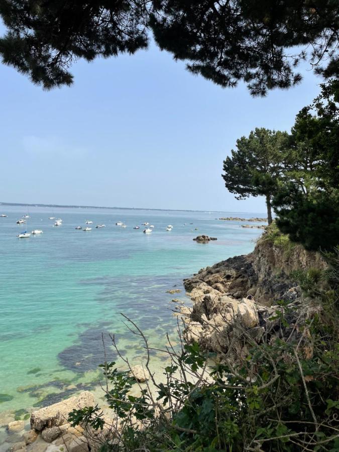Hotel De La Cale Fouesnant Bagian luar foto